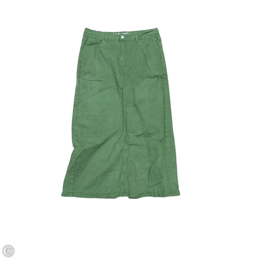 Skirt Maxi By Clothes Mentor In Green, Size: 14