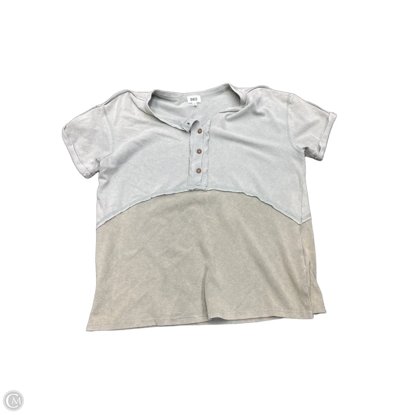 Top Short Sleeve By Bke In Green, Size: S