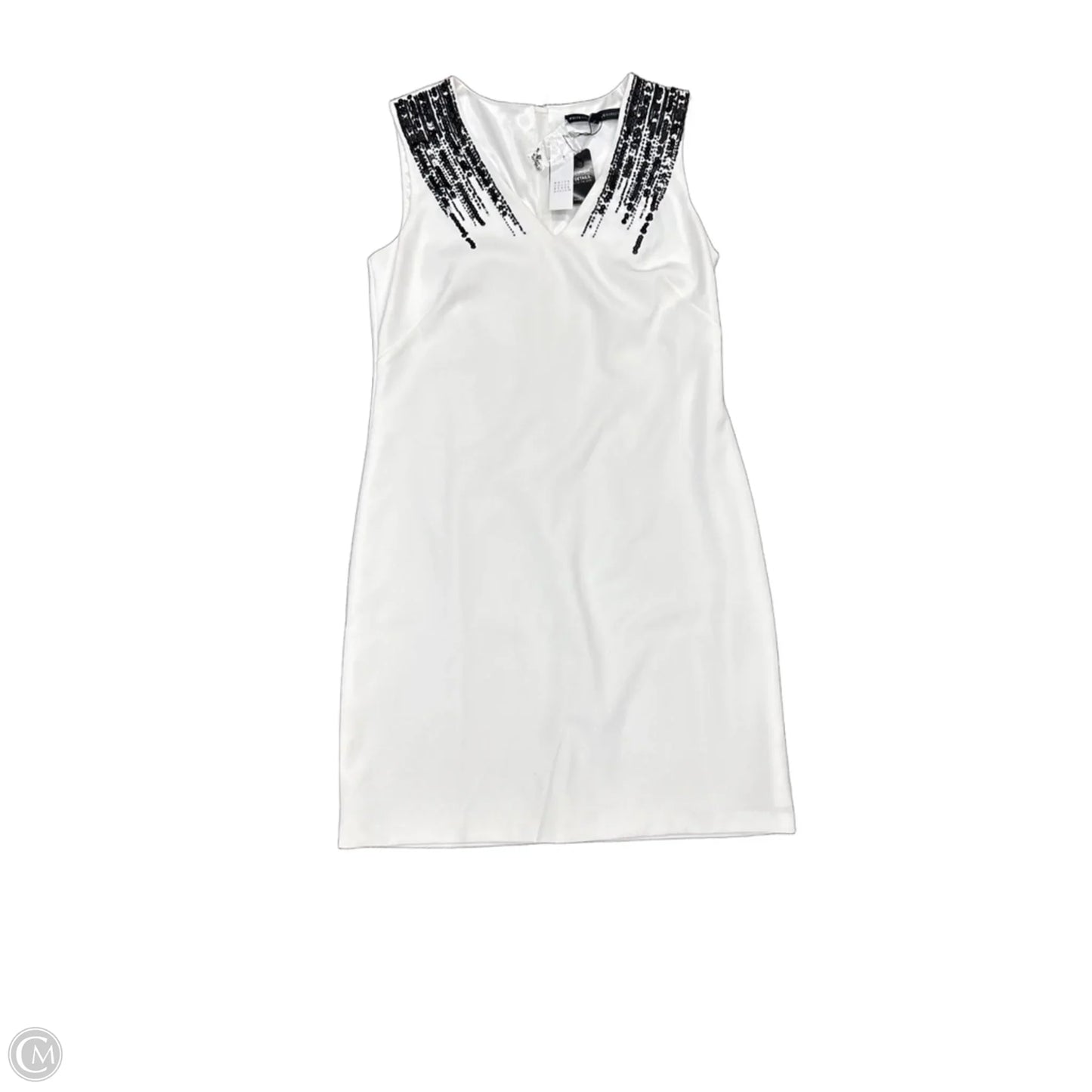 Dress Party Midi By White House Black Market In Black & White, Size: 4
