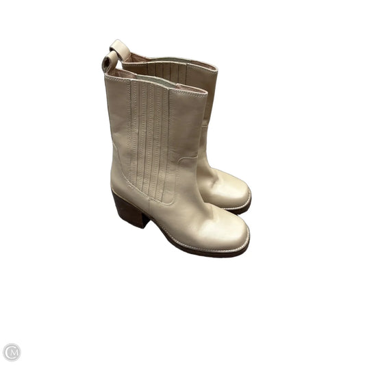 Boots Ankle Heels By Seychelles In Beige, Size: 8.5