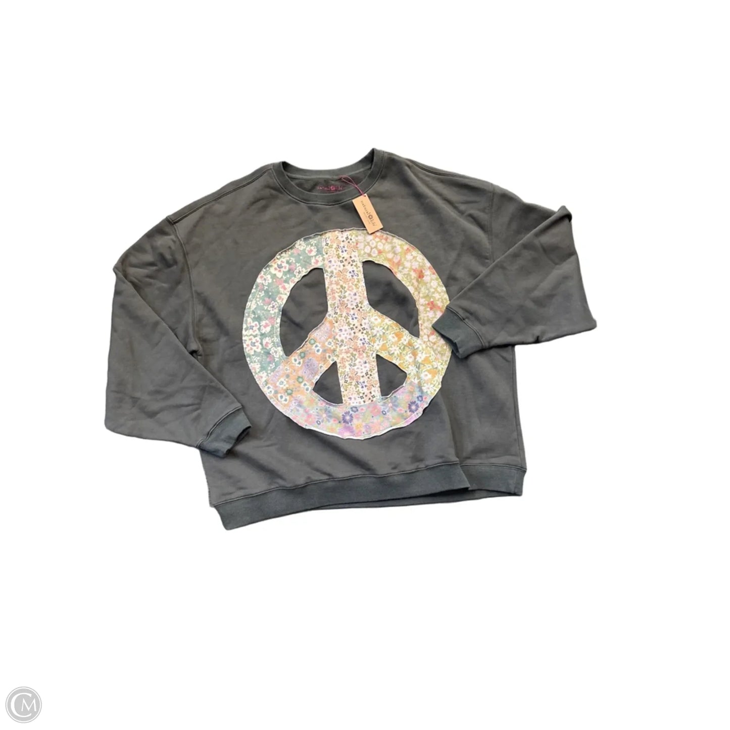 Sweatshirt Crewneck By Natural Life In Brown, Size: S