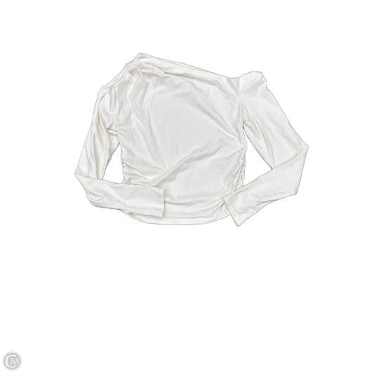 Top Long Sleeve By J. Crew In Cream, Size: L