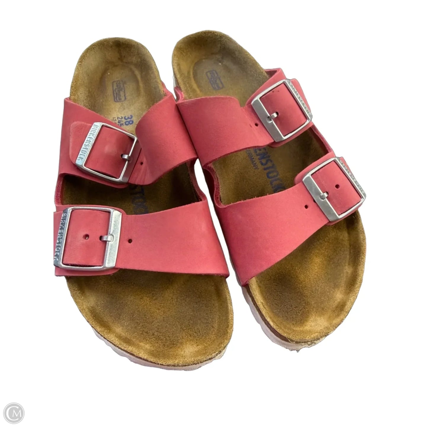 Sandals Heels Platform By Birkenstock In Pink, Size: 7