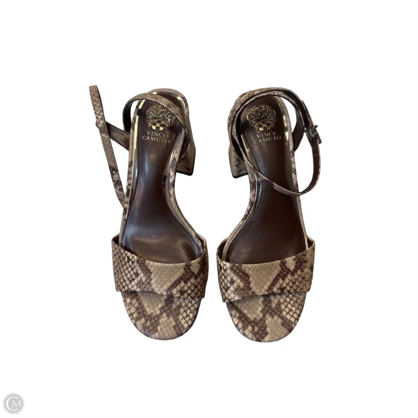 Shoes Heels Block By Vince Camuto In Animal Print, Size: 7