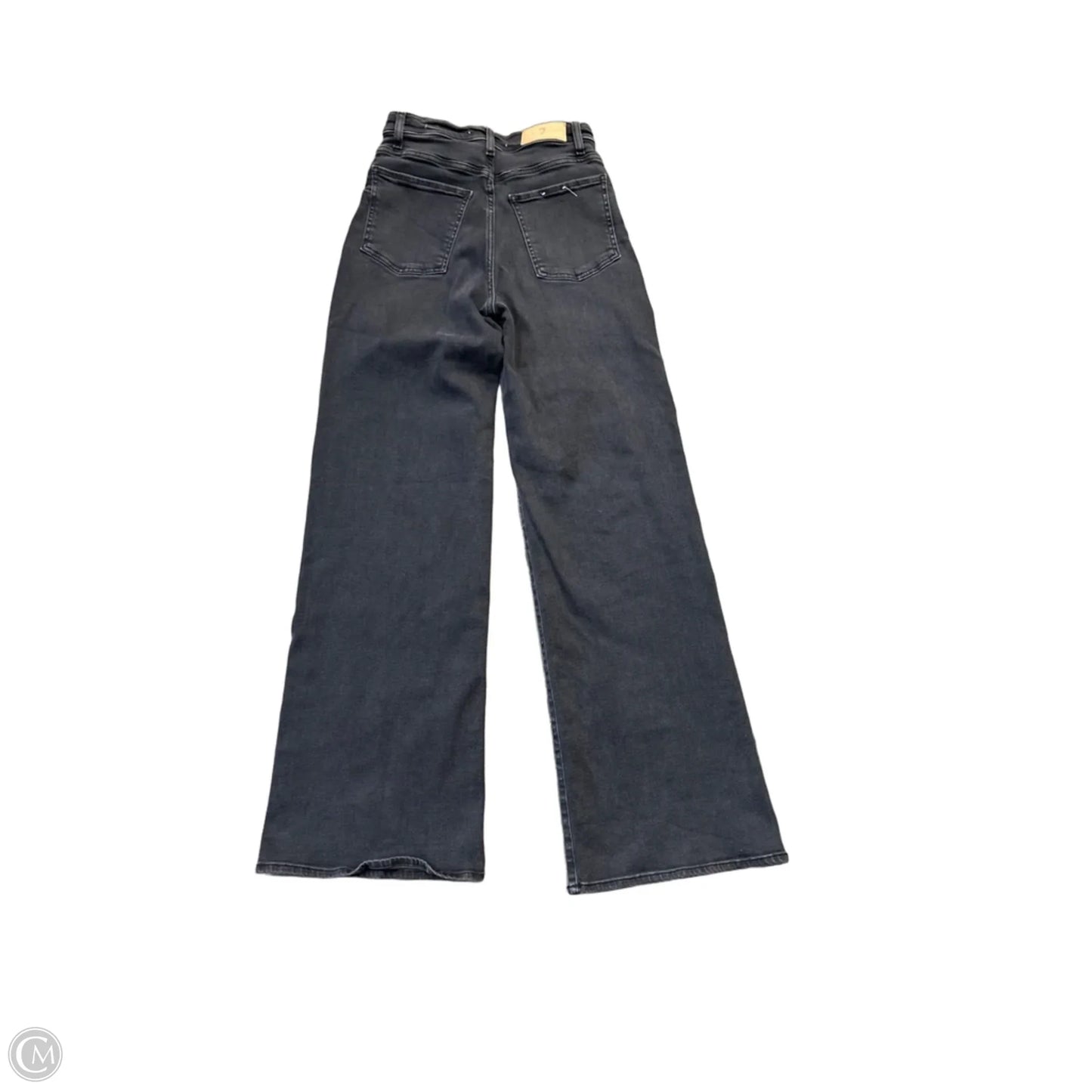 Jeans Wide Leg By 7 For All Mankind In Black, Size: 0