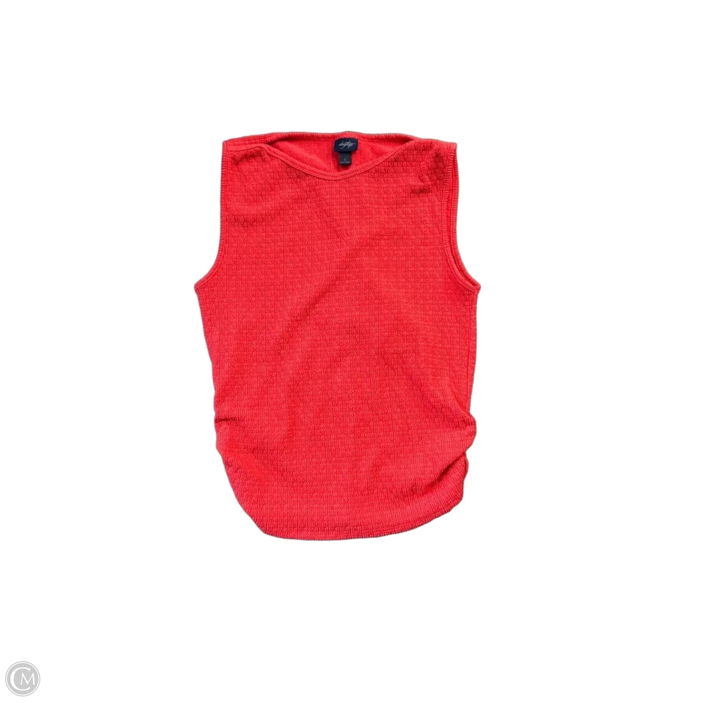 Top Sleeveless By Daytrip In Coral, Size: L