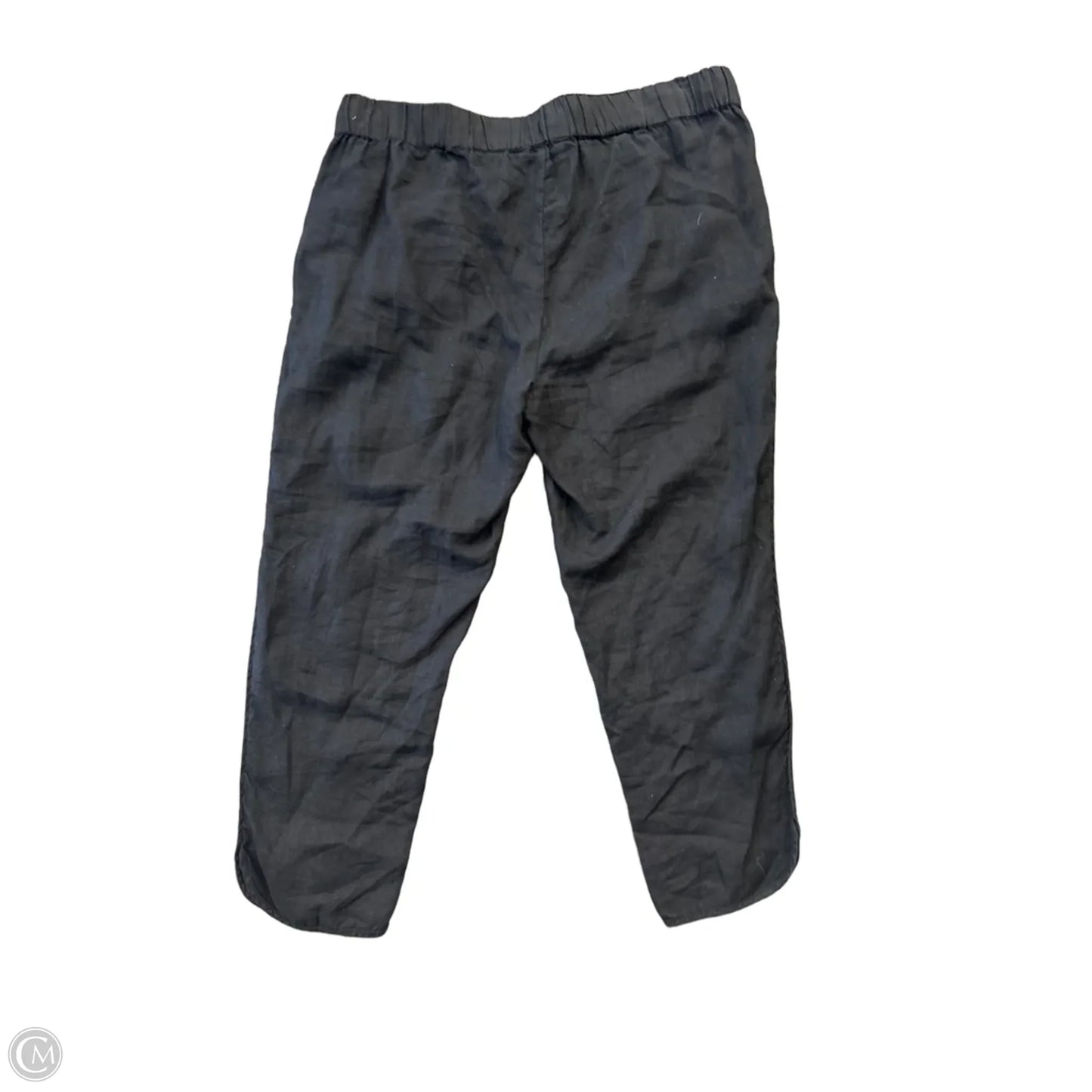 Pants Linen By Caslon In Black, Size: Xl