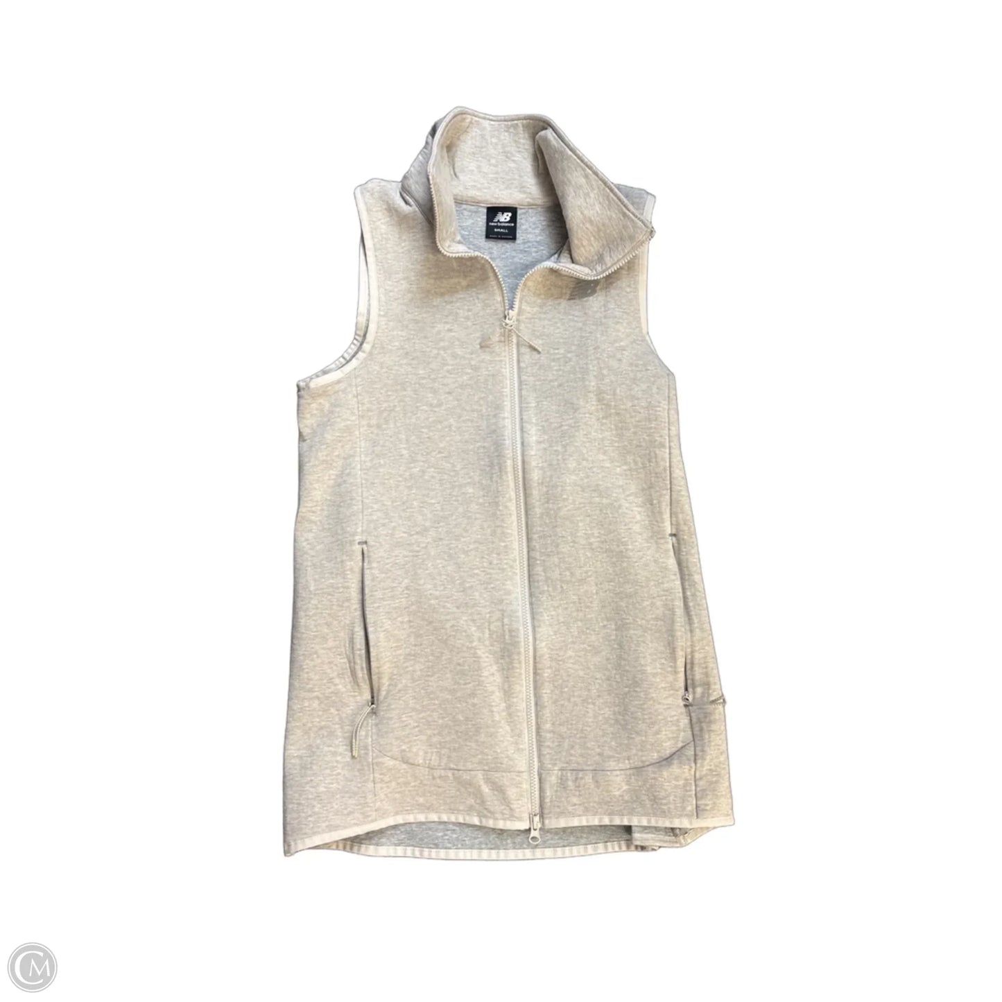 Athletic Jacket By New Balance In Grey, Size: S