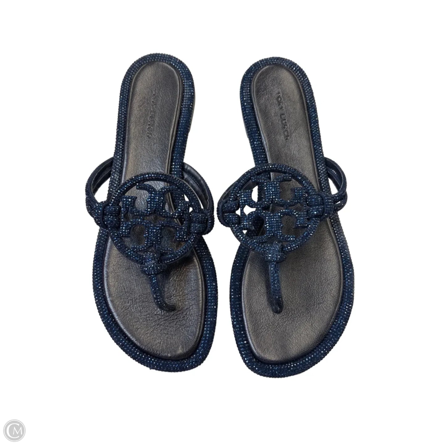 Sandals Designer By Tory Burch In Blue, Size: 7.5