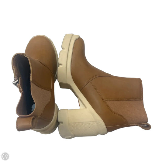 Boots Ankle Heels By Sorel In Brown, Size: 7