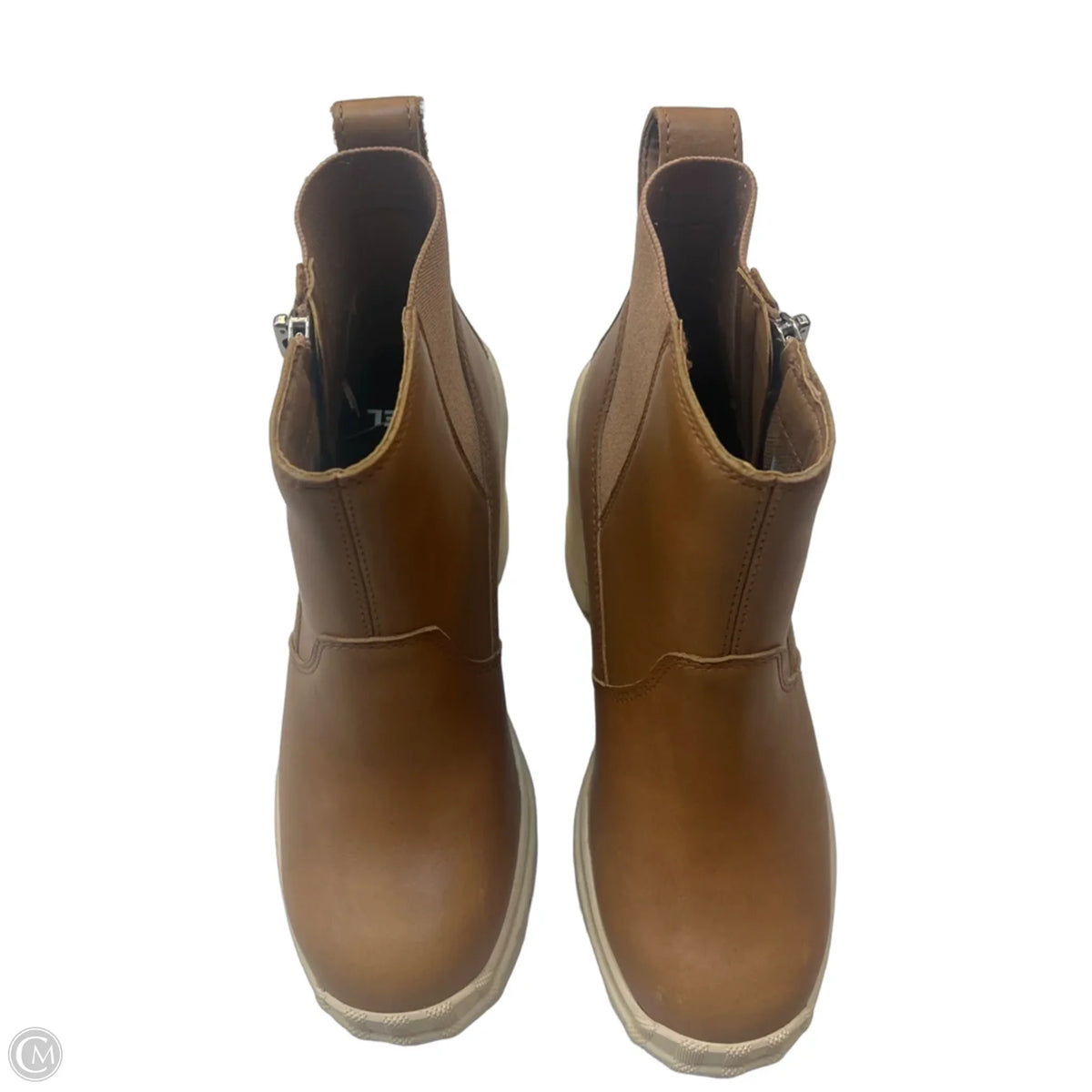 Boots Ankle Heels By Sorel In Brown, Size: 7