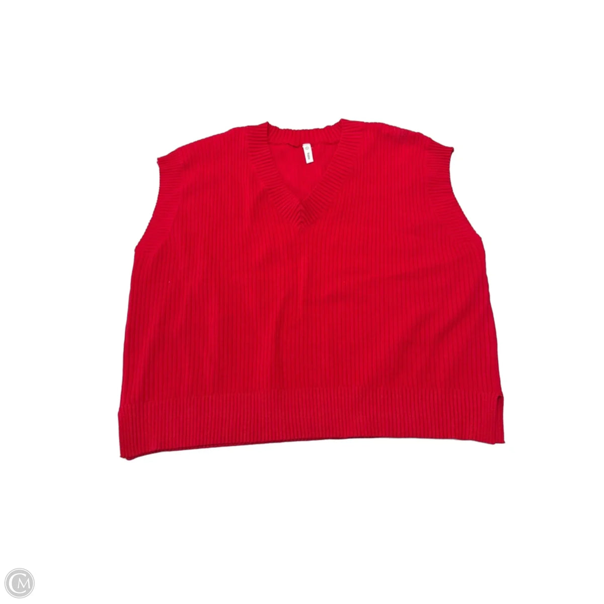 Top Sleeveless By Wishlist In Red, Size: L