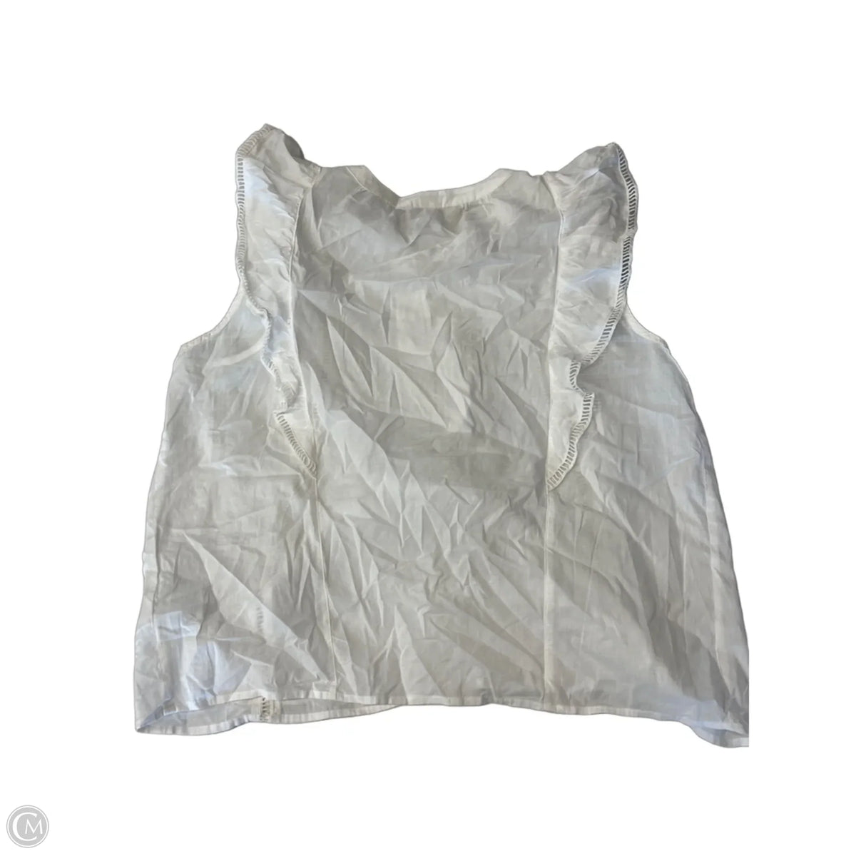Top Short Sleeve By Gap In White, Size: S