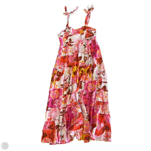 Dress Casual Maxi By Japna In Floral Print, Size: S