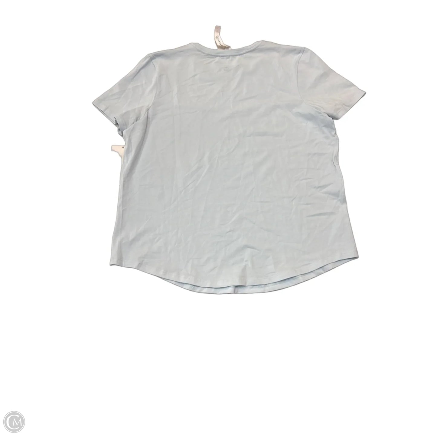 Top Short Sleeve By Lululemon In Blue, Size: 12