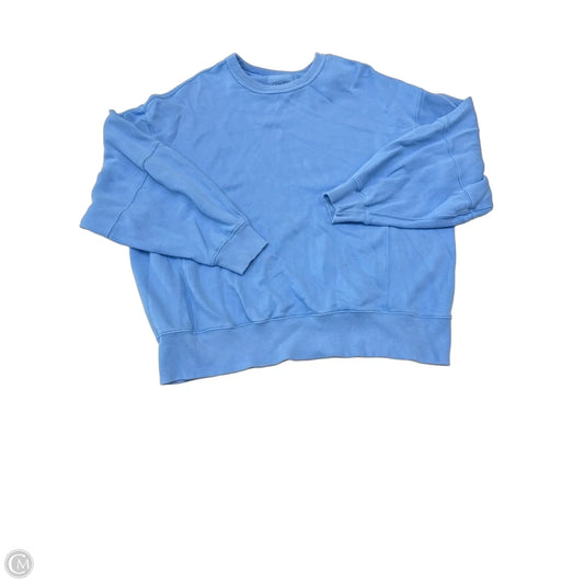 Sweatshirt Crewneck By Aerie In Blue, Size: L