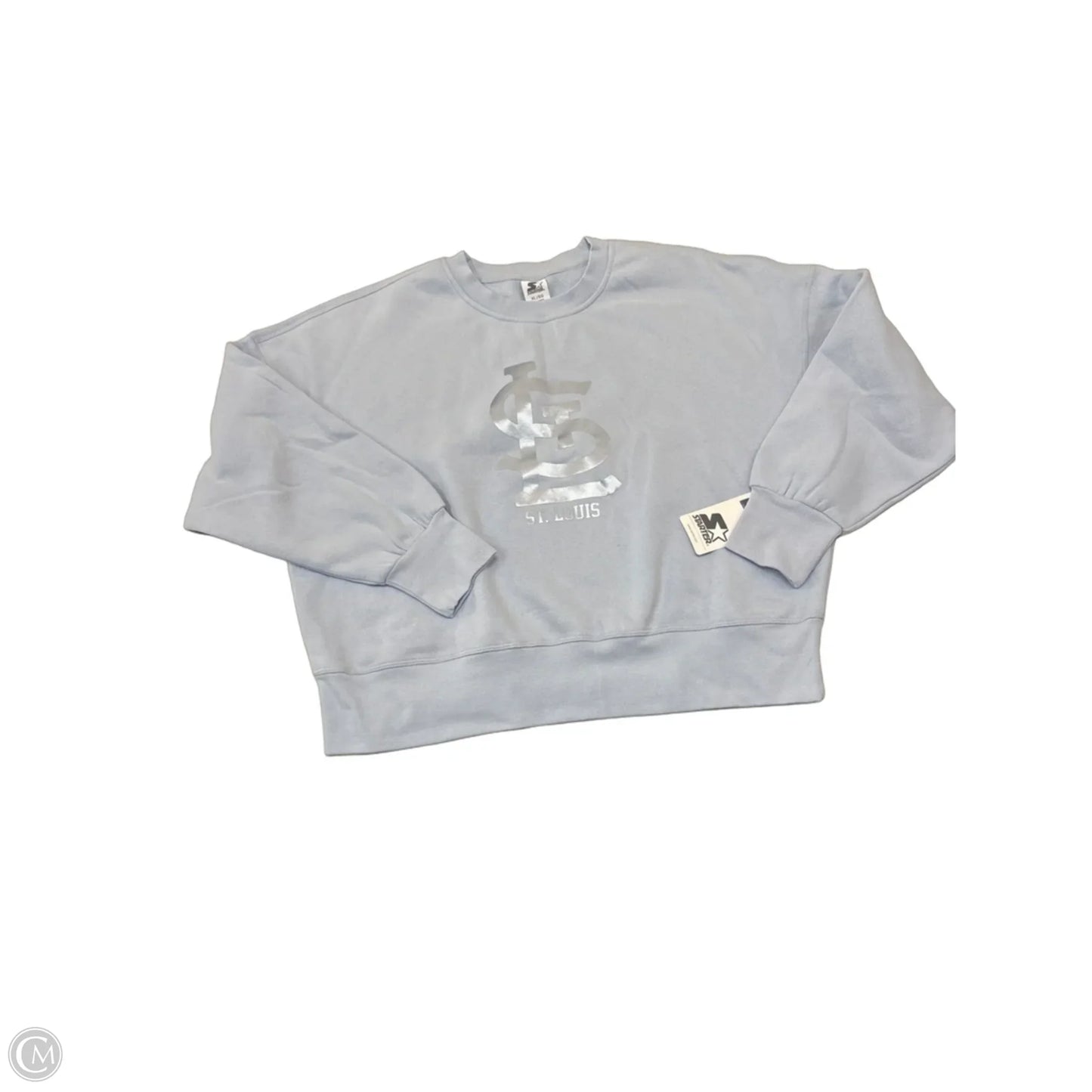 Sweatshirt Crewneck By Cmb In Blue, Size: Xl
