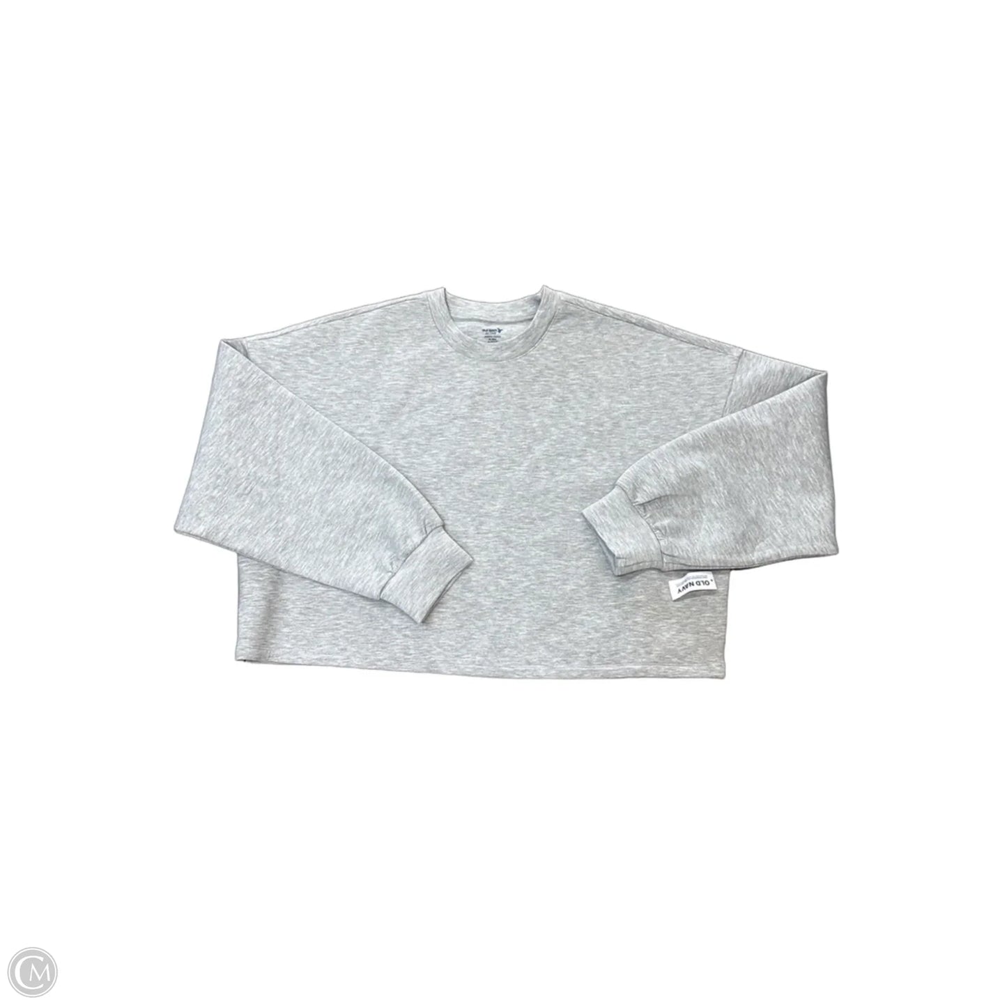 Sweatshirt Crewneck By Old Navy In Grey, Size: Xl