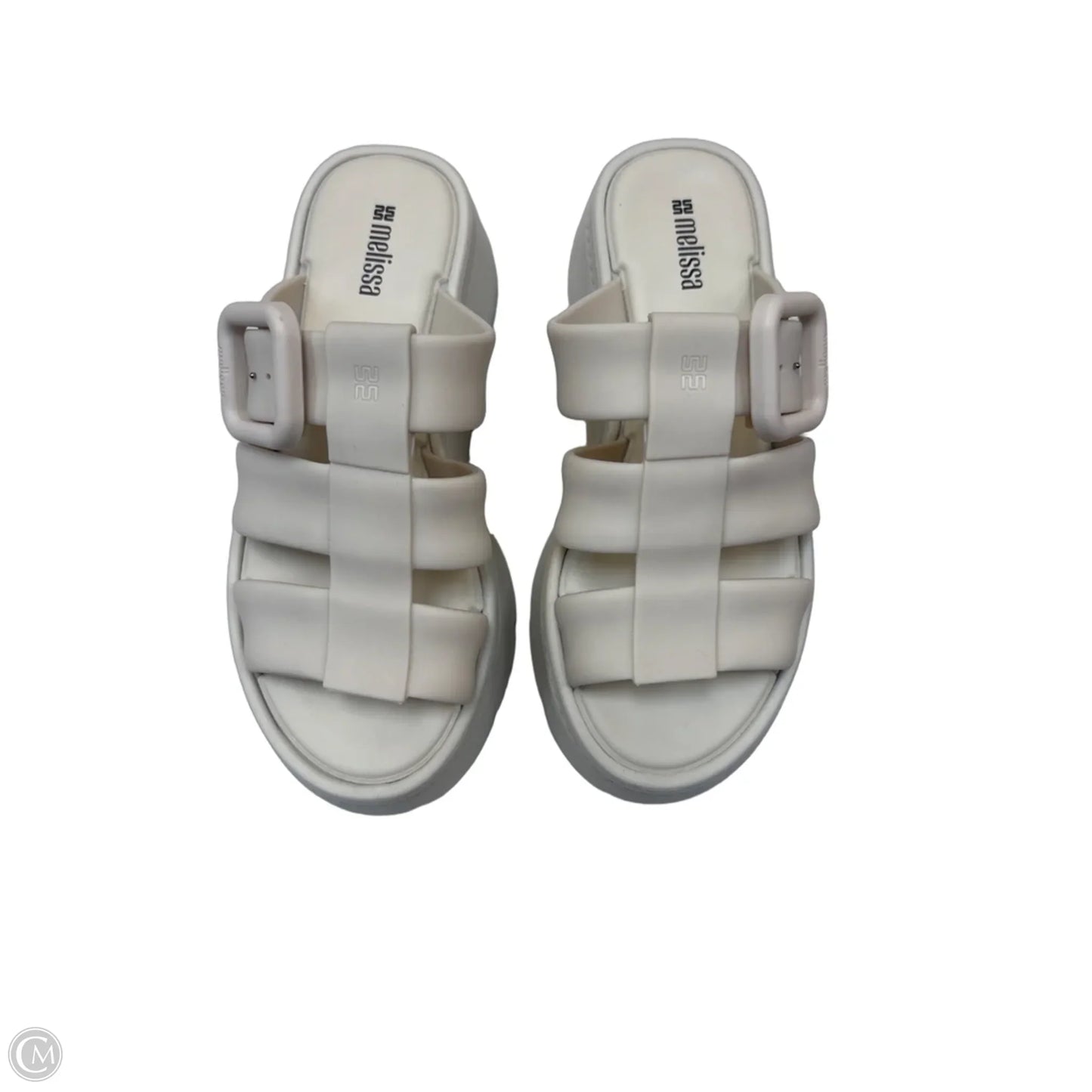 Sandals Heels Platform By Melissa In Cream, Size: 8