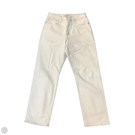 Jeans Wide Leg By Madewell In Cream, Size: 10