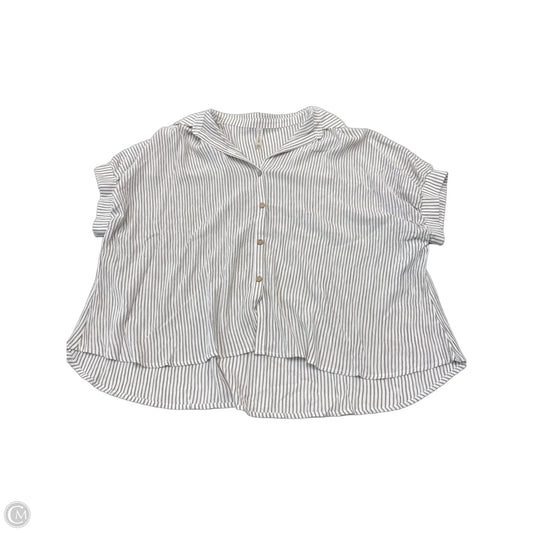 Top Short Sleeve By Zenana In Striped Pattern, Size: S