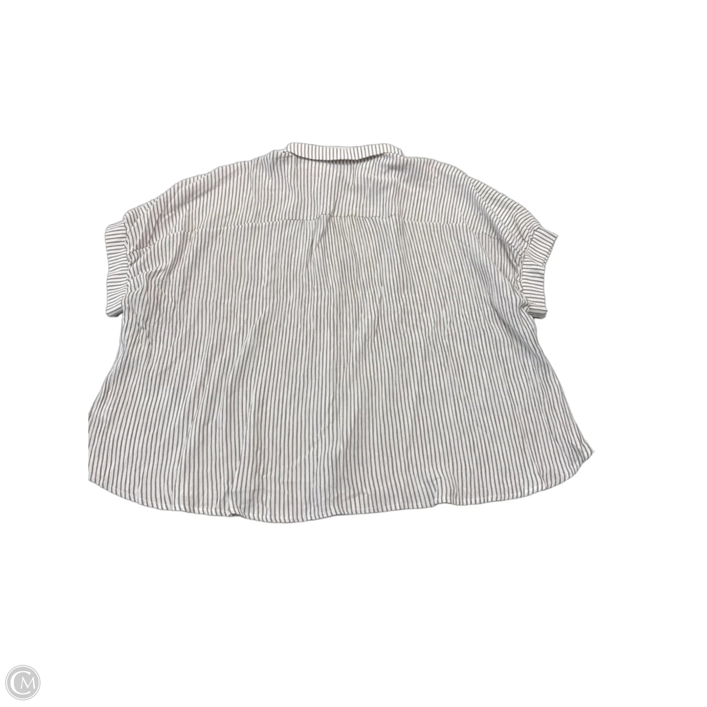 Top Short Sleeve By Zenana In Striped Pattern, Size: S
