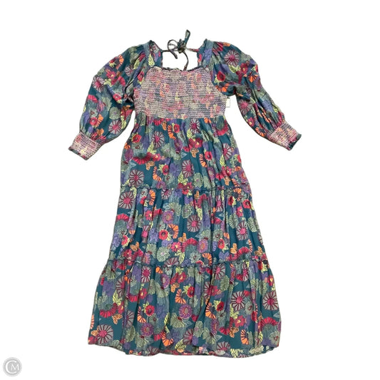 Dress Casual Maxi By Cmb In Floral Print, Size: L