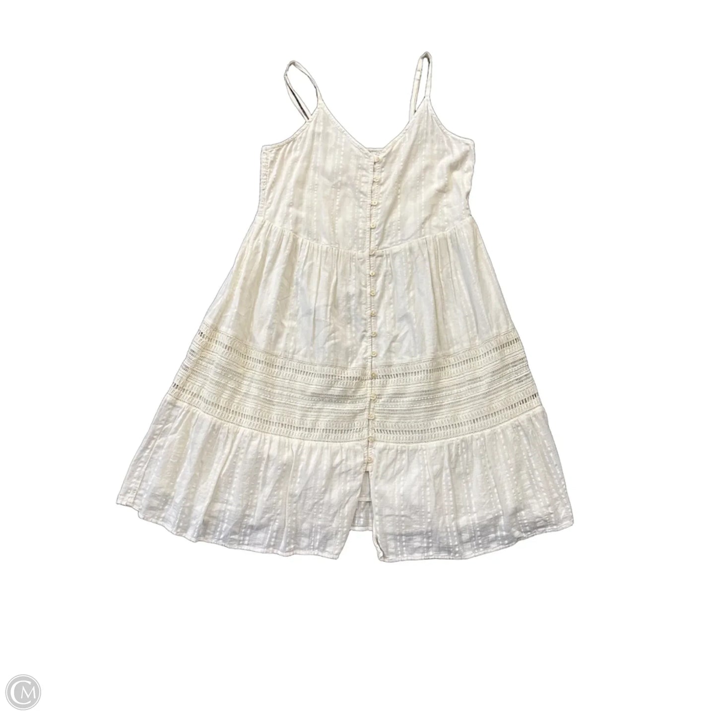 Dress Casual Midi By Carve Designs In White, Size: L