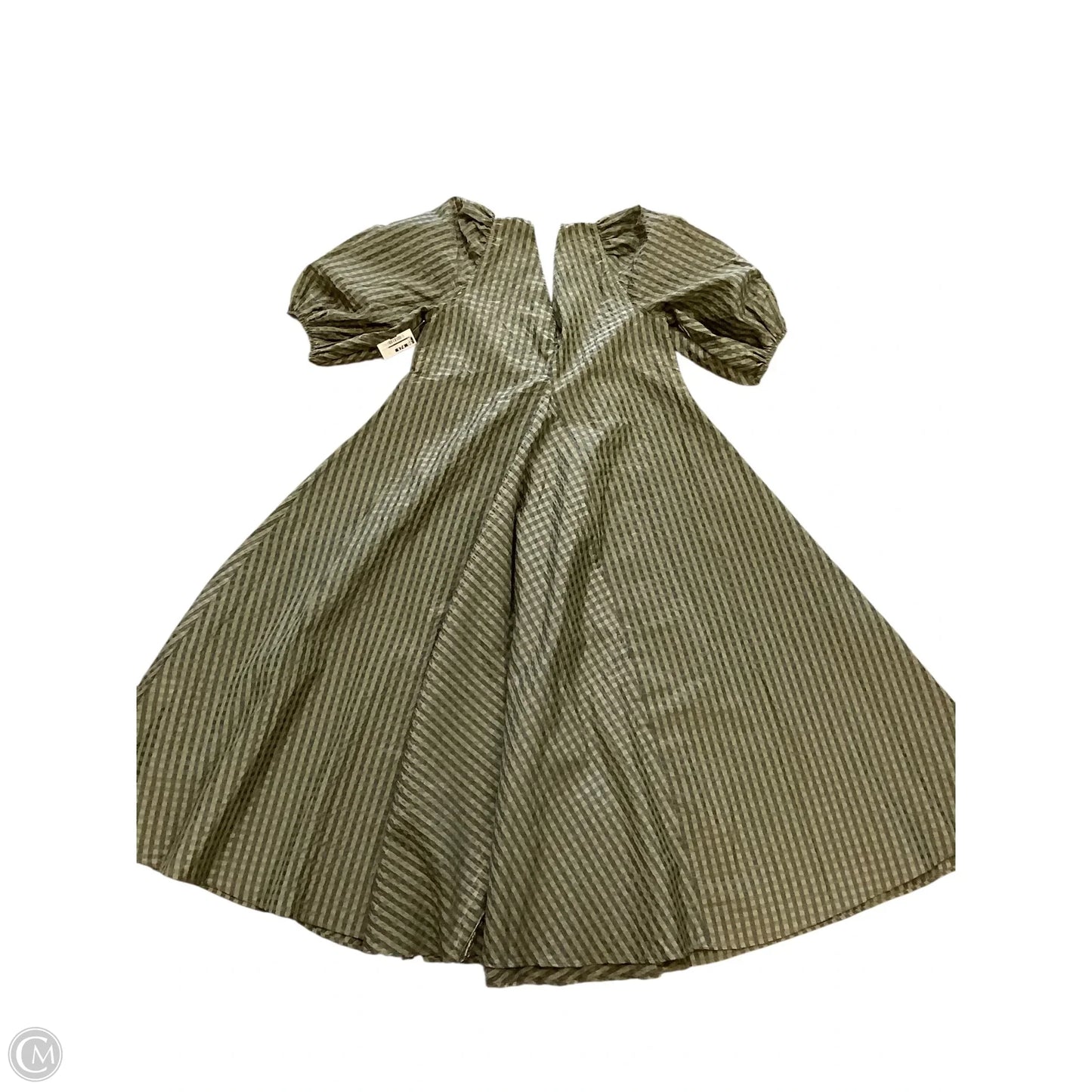 Dress Party Long By Ganni In Checkered Pattern, Size: 10