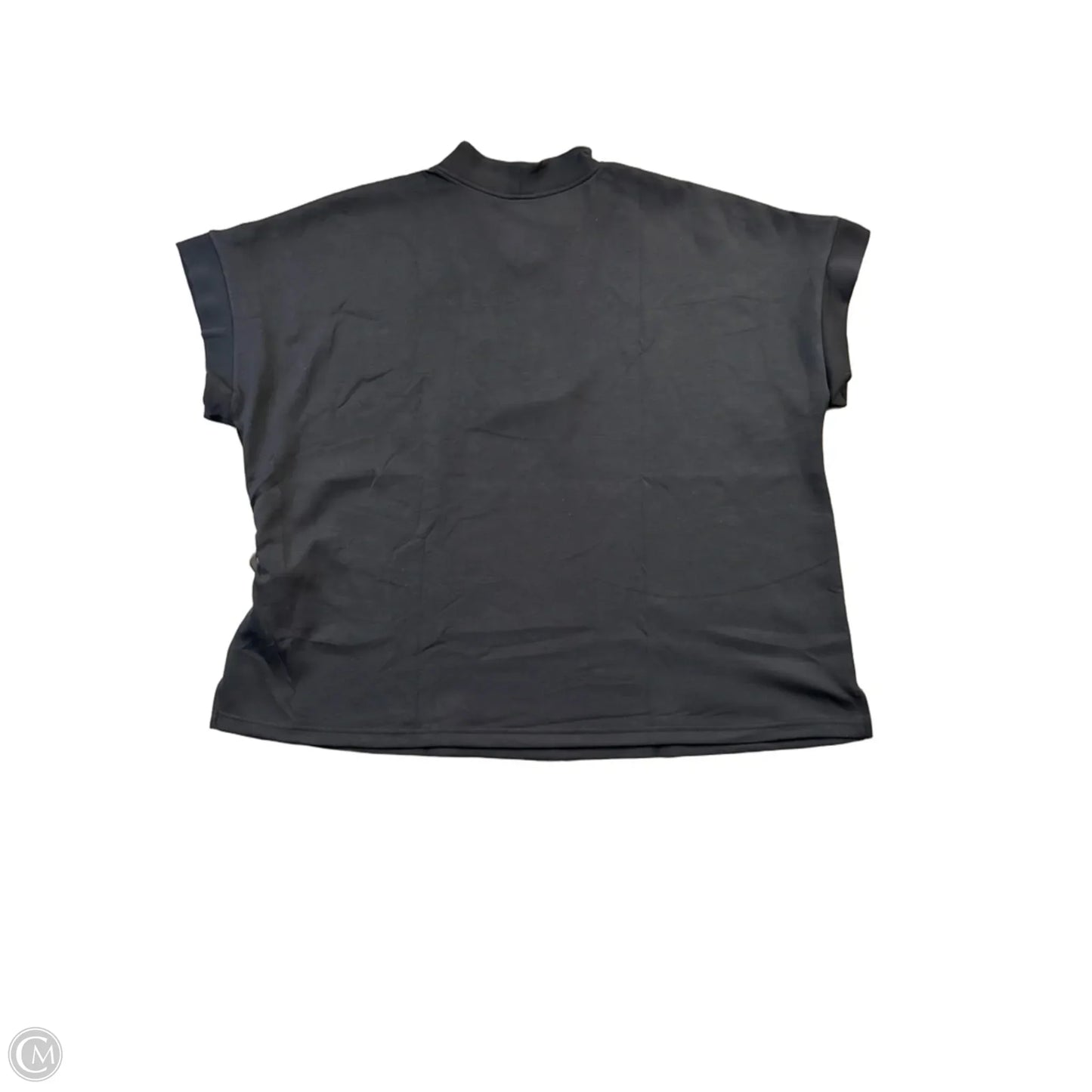 Top Short Sleeve By Belle By Kim Gravel In Black, Size: 3x