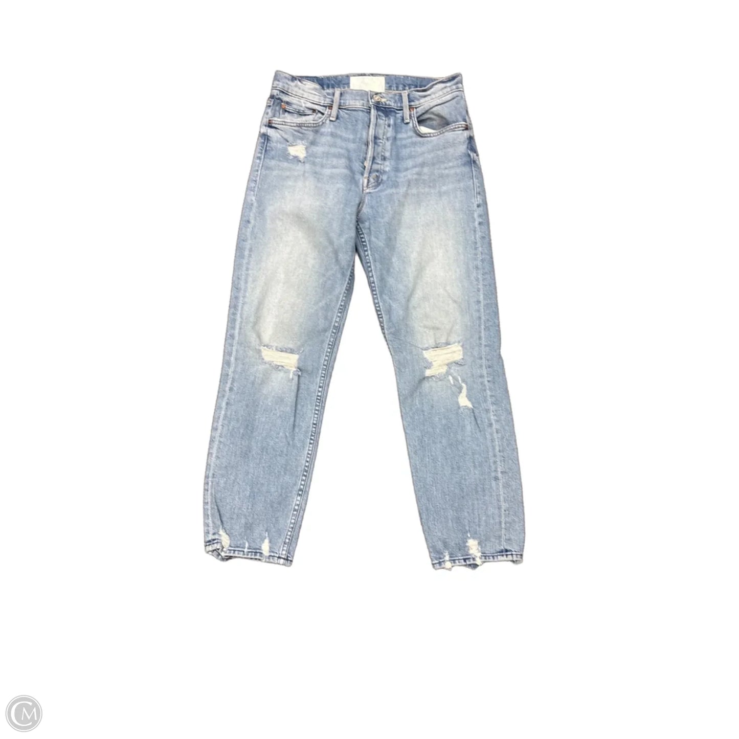 Jeans Boyfriend By Mother In Blue, Size: 4