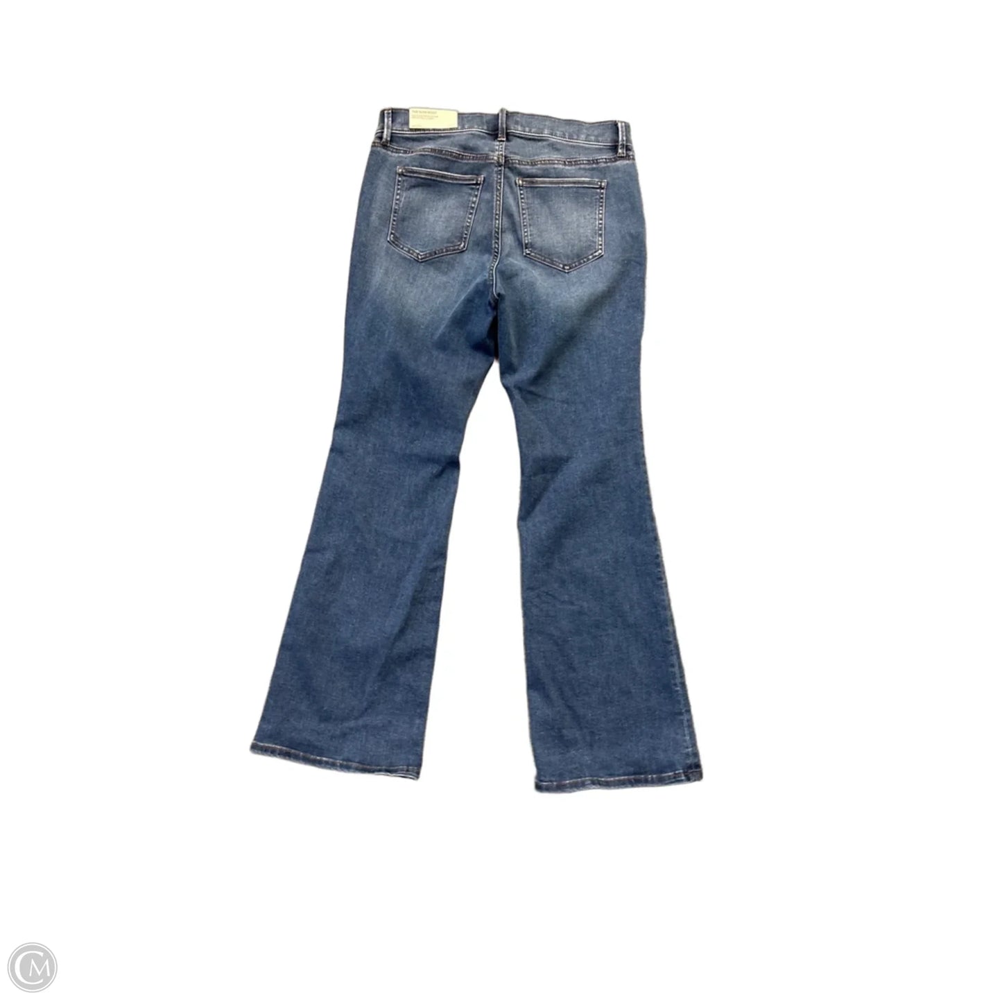 Jeans Flared By Ann Taylor In Blue Denim, Size: 10p