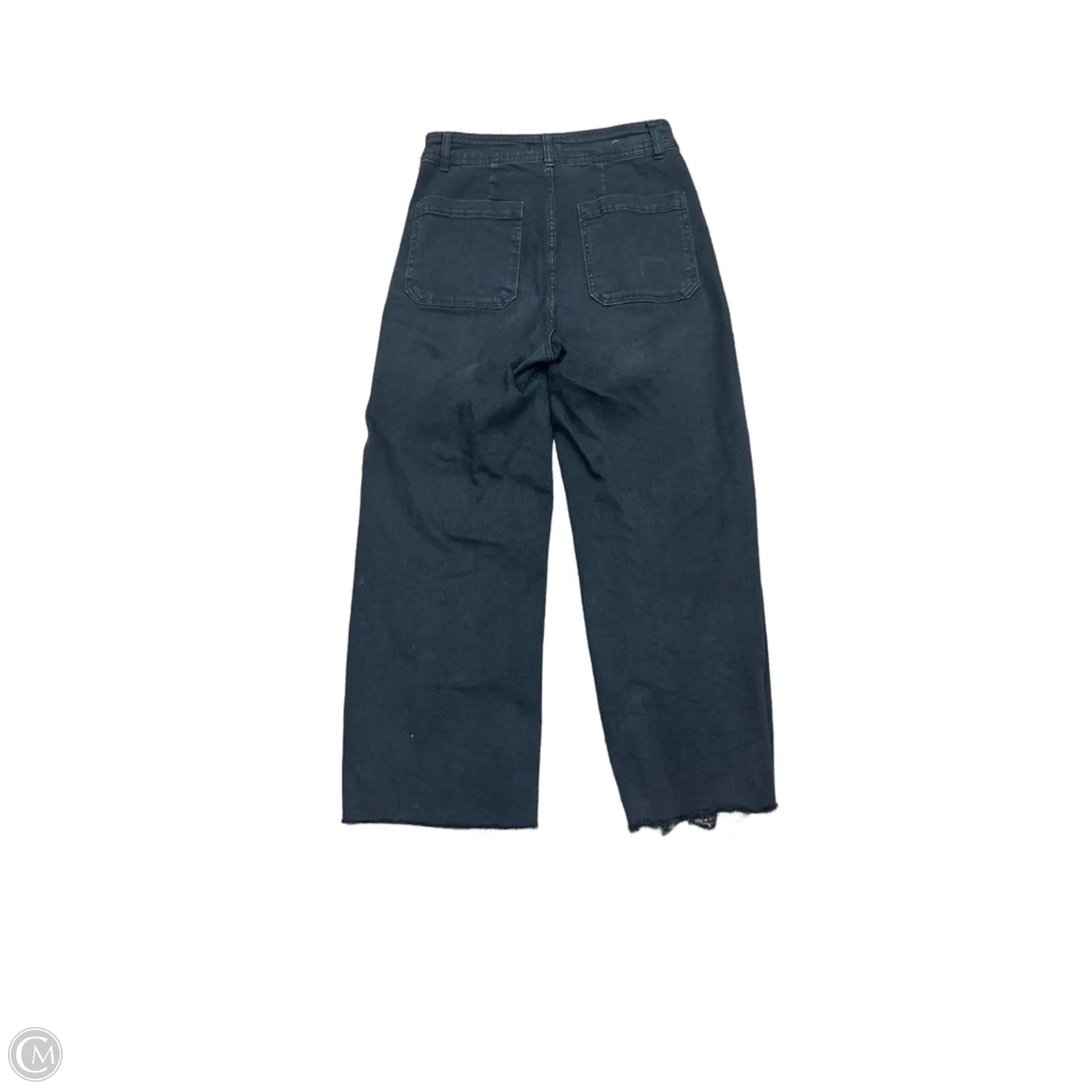 Jeans Wide Leg By Oat In Black, Size: 8