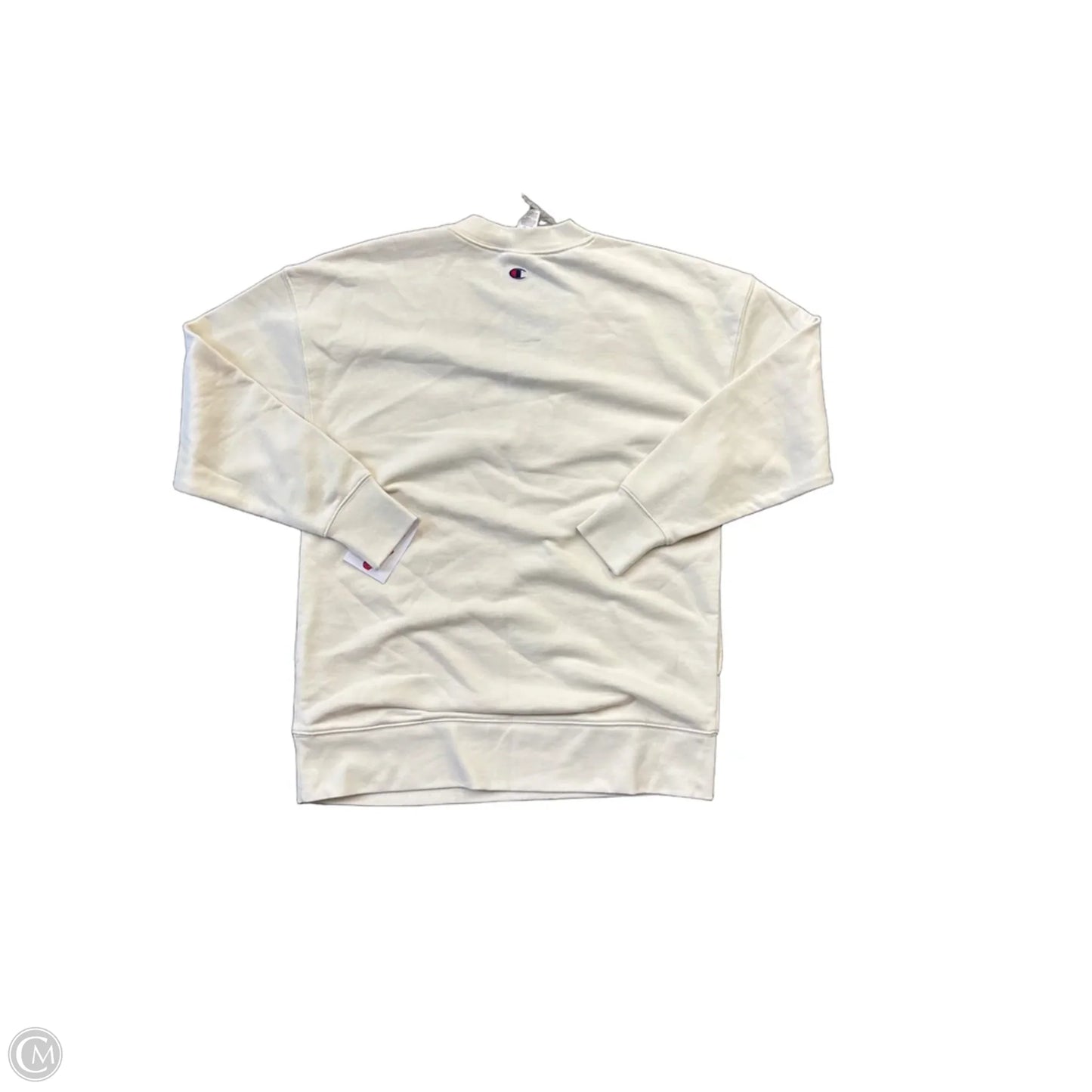 Athletic Sweatshirt Crewneck By Champion In Cream, Size: Xs