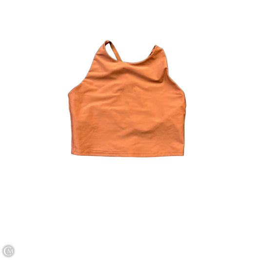 Athletic Bra By Calvin Klein In Orange, Size: M
