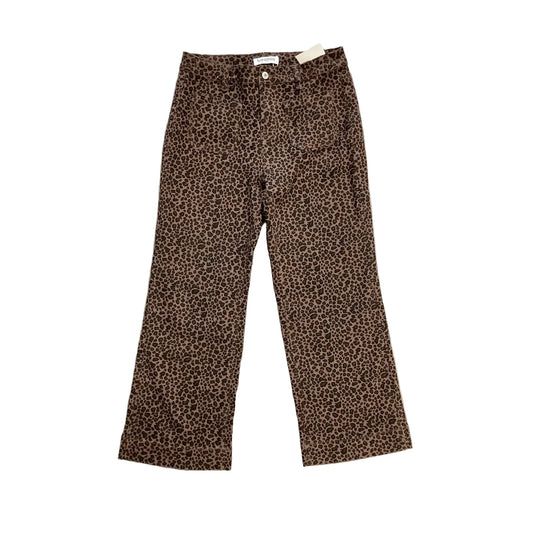 Jeans Boot Cut By Free Country In Animal Print, Size: M