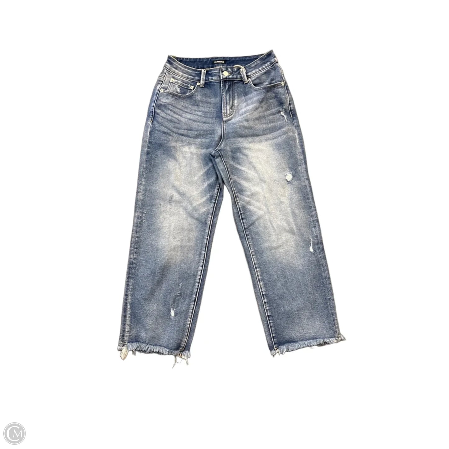 Jeans Cropped By Clothes Mentor In Blue, Size: S