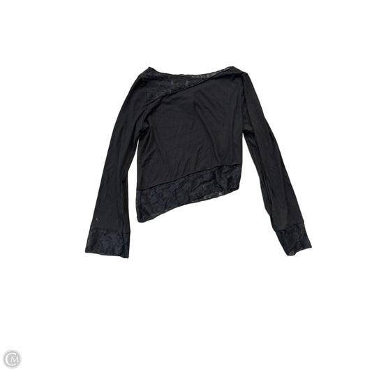 Top Long Sleeve By Clothes Mentor In Black, Size: L
