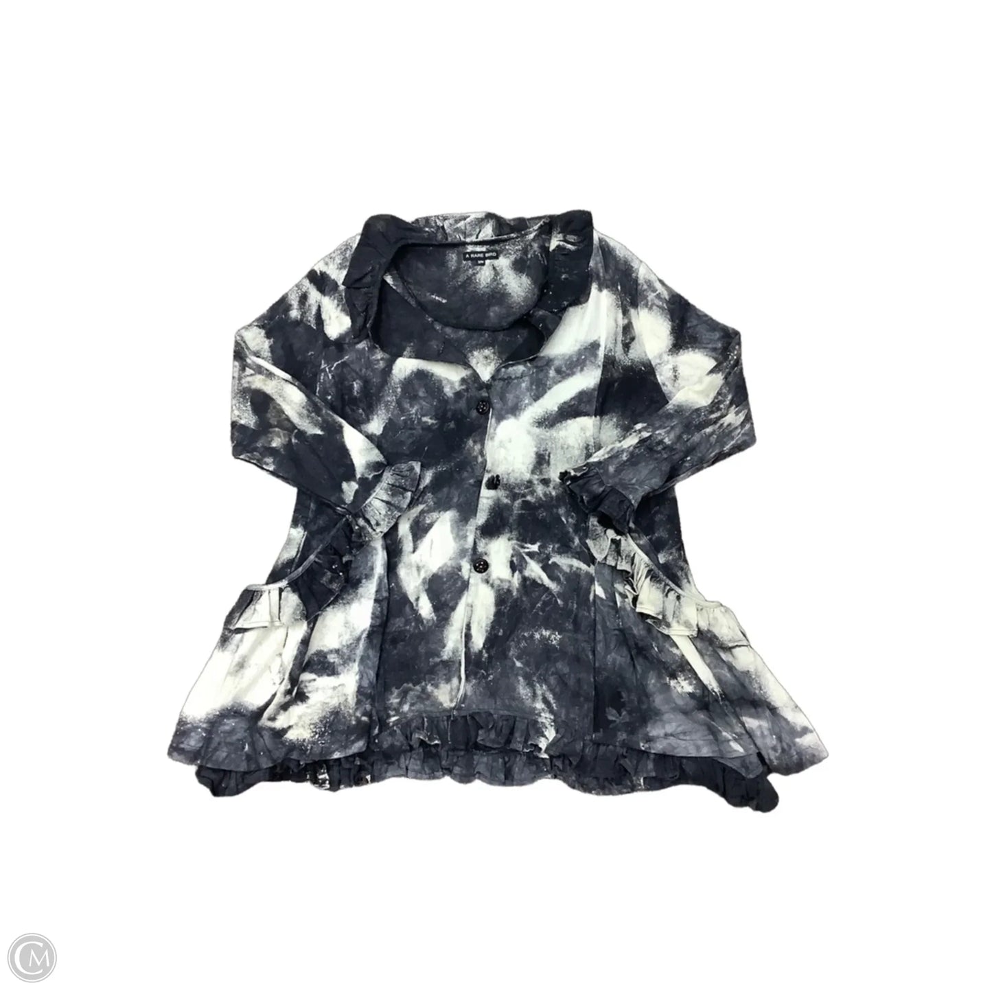 Top Long Sleeve By Clothes Mentor In Grey, Size: S