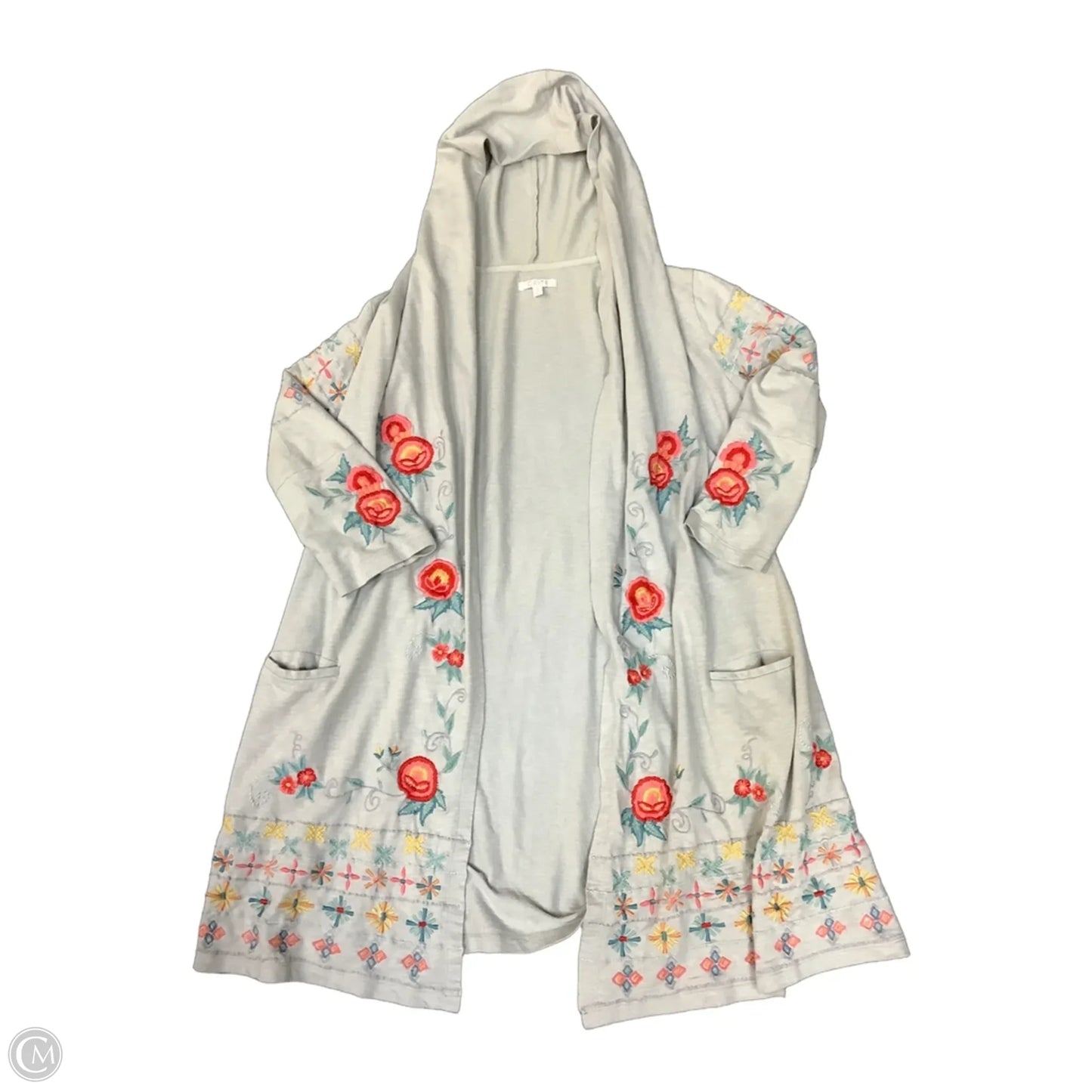 Sweatshirt Hoodie By Clothes Mentor In Floral Print, Size: L