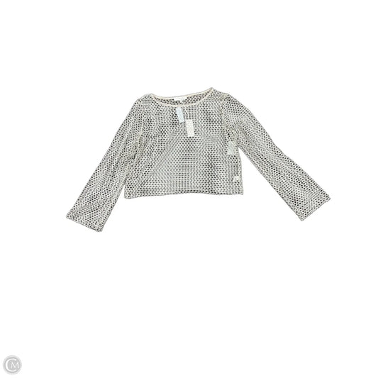 Top Long Sleeve By Gilded Intent In Gold, Size: S