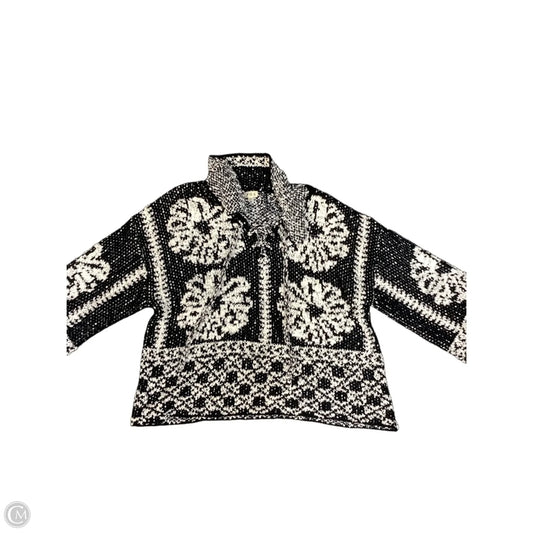 Sweater By Pol In Black & White, Size: S