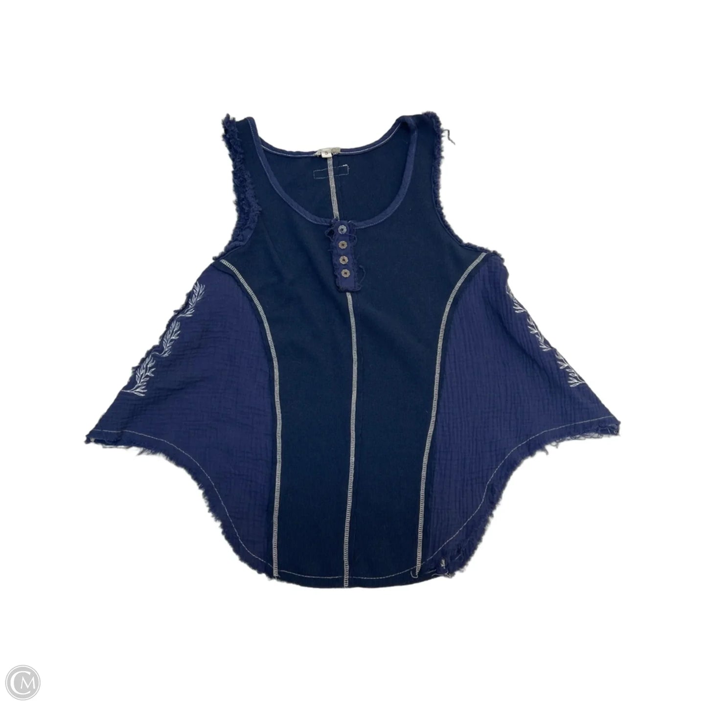 Tank Top By Pol In Blue, Size: S