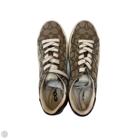 Shoes Designer By Coach In Beige, Size: 6.5