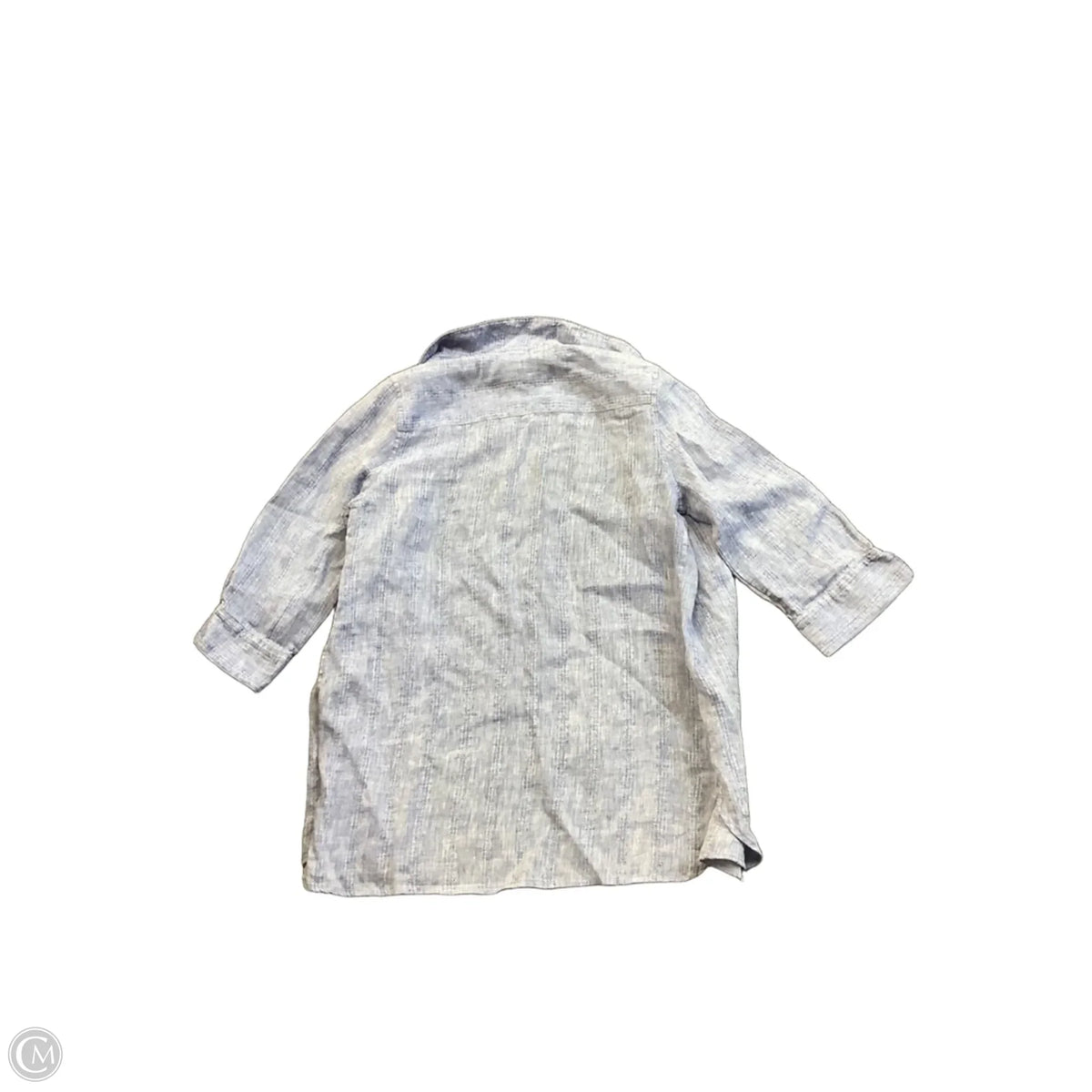 Top Long Sleeve By Chicos In Blue, Size: S