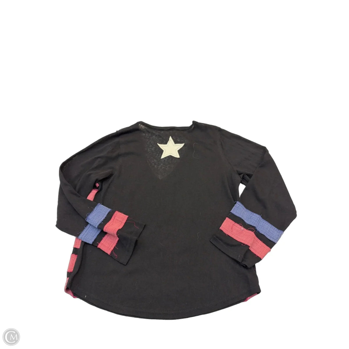Top Long Sleeve By Pol In Black, Size: S