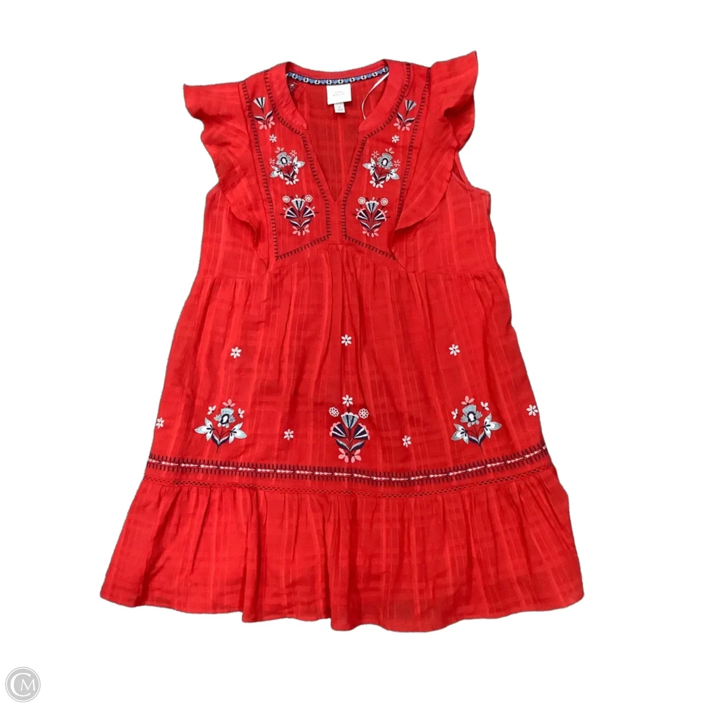Dress Casual Short By Knox Rose In Red, Size: M