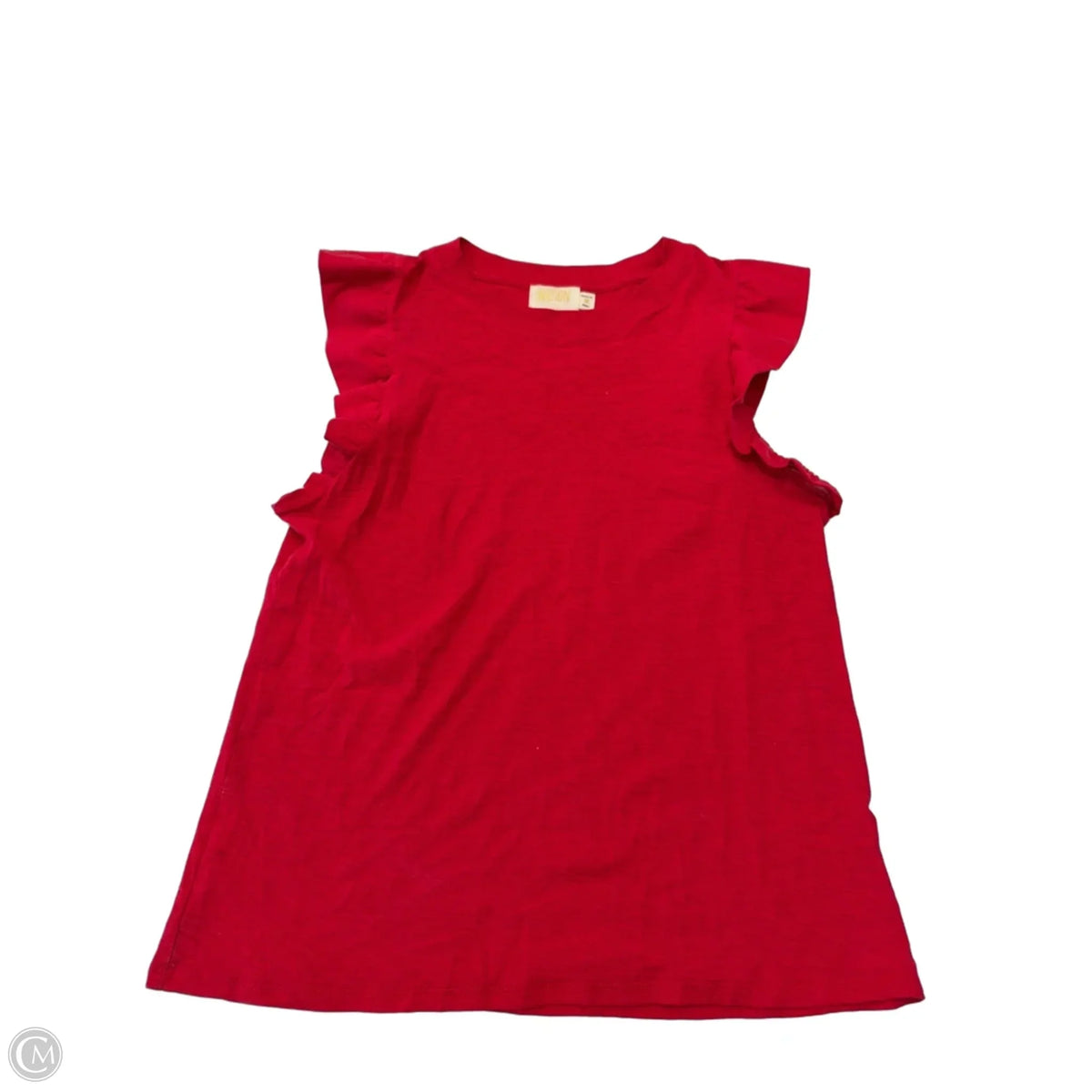 Top Sleeveless By Nation In Red, Size: M