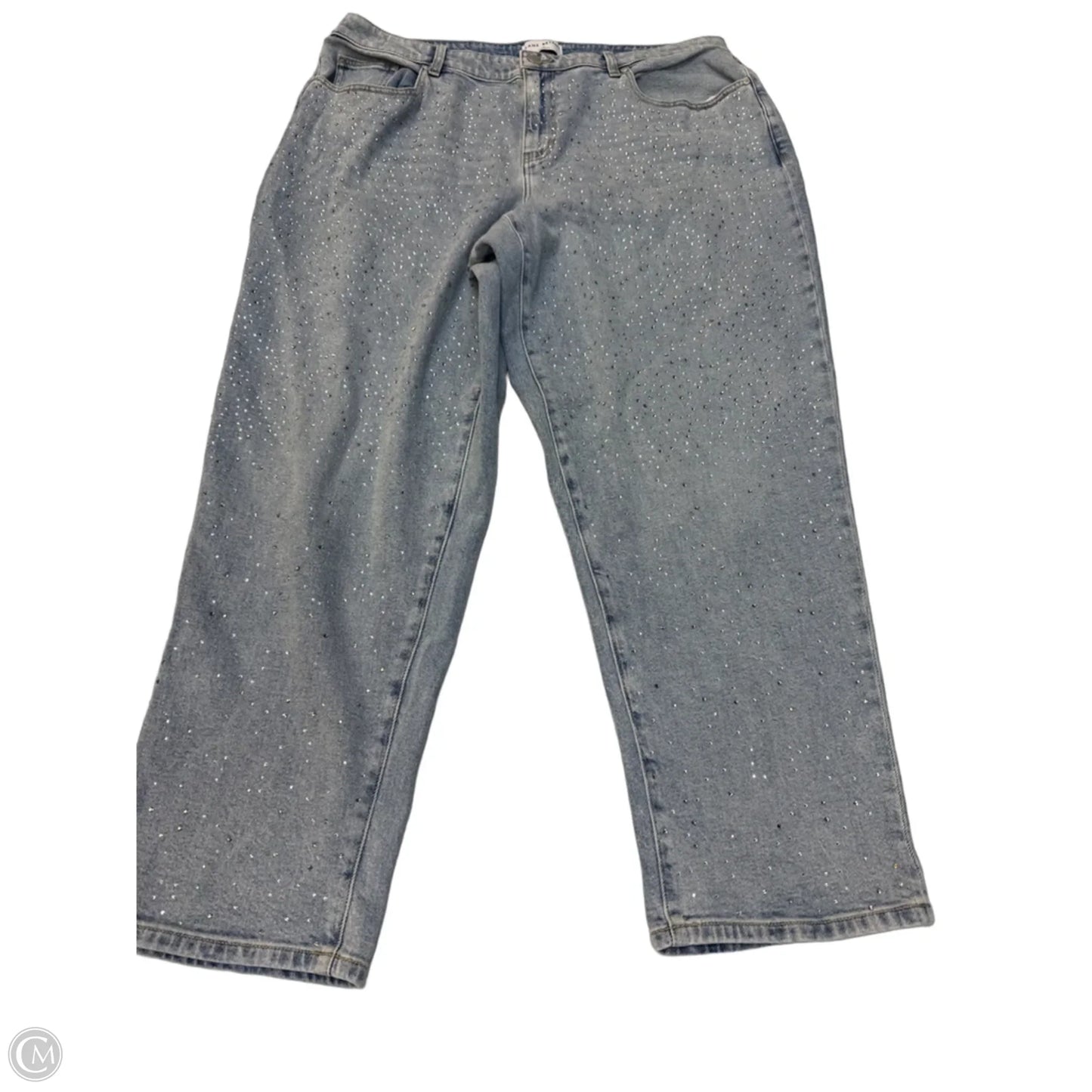 Jeans Straight By Lane Bryant In Blue, Size: 18