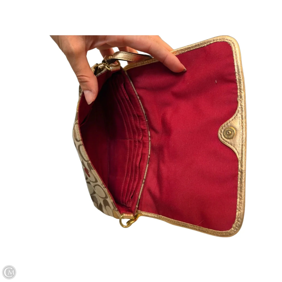 Handbag Designer By Coach, Size: Small